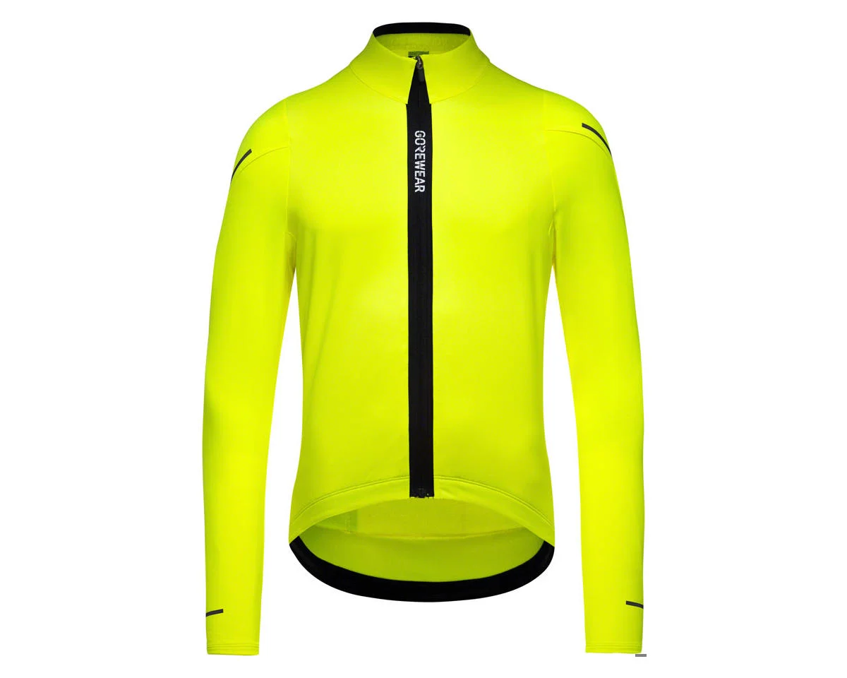 Gore Wear Spinshift Thermo Long Sleeve Jersey (Yellow) (Men's) (L)